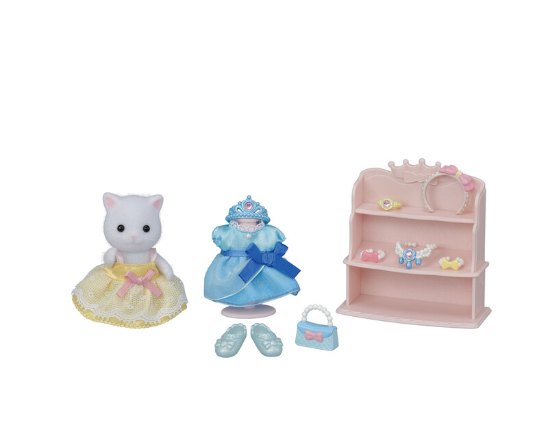 SYLVANIAN FAMILY - Šaty a ozdoby pre princezné s mačiatkom