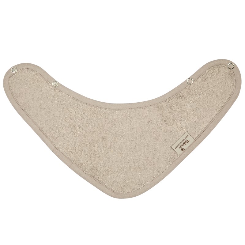 TIMBOO - Bandana Bib 36 x 20 cm Feather Grey