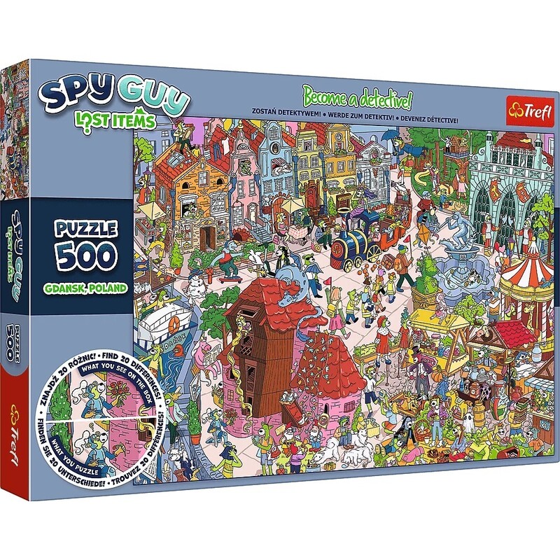 TREFL - Puzzle Kolekcia Spy Guy Lost: Gdansk 500 dielikov