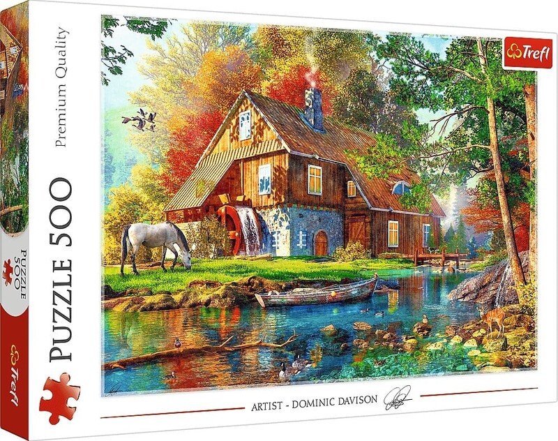 TREFL - Puzzle Mlyn pri rieke 500 dielikov