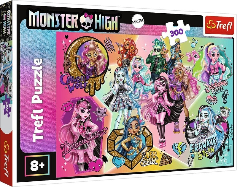 TREFL - Puzzle Monster High: Zombie na vrchole 300 dielikov