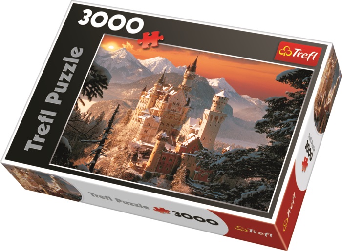 Obrázok Puzzle TREFL 3000 dílků - Neuschwanstein v zimě, Německo