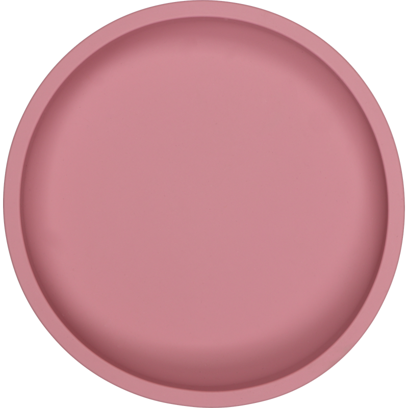 TRYCO - Silikónový tanierik okrúhly, Dusty Rose