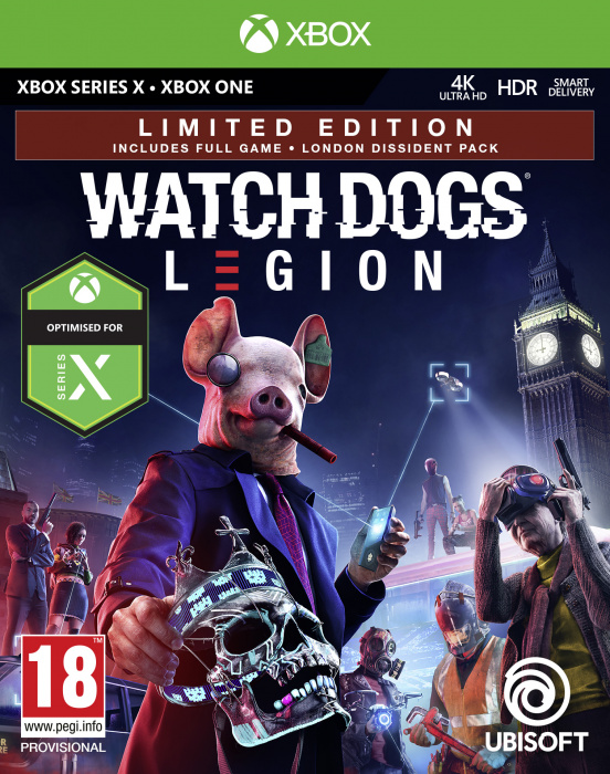 Obrázok Watch Dogs Legion Limited Edition – Xbox One (3307216174691)