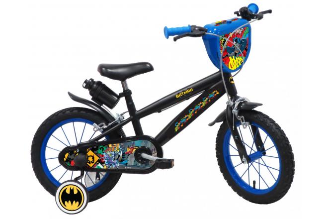 VOLARE - Detský bicykel Batman - chlapčenský - 14 palcov - čierny