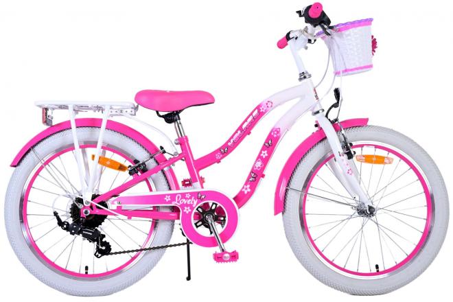 VOLARE - Detský bicykel Volare Lovely - dievčenský - 20" - Pink - 6 rýchlostí