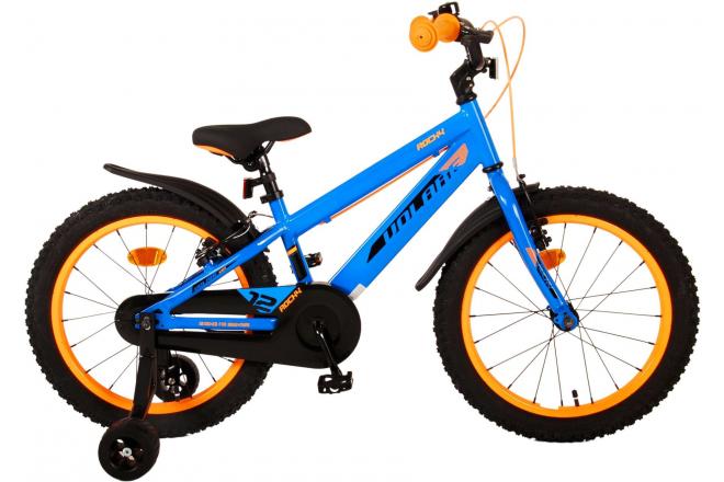 VOLARE - Detský bicykel Volare Rocky - chlapčenský - 18" - Blue - dve ručné brzdy