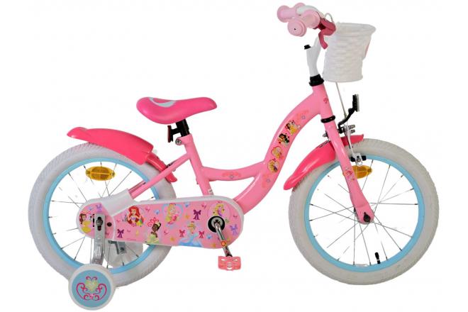 VOLARE - Disney Princess detský bicykel pre dievčatá - 16 palcov - Ružová