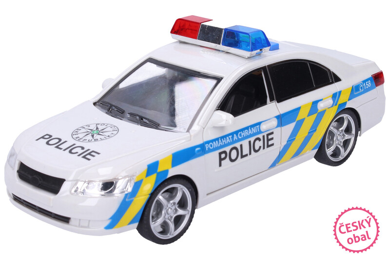 WIKY - Policajné auto s efektami 24 cm