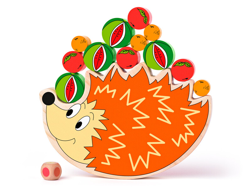 WOODY - Balančná hra - ježko